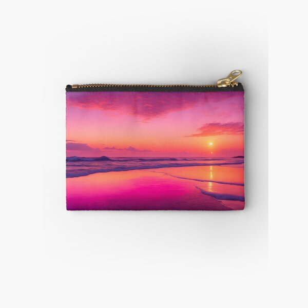 Item preview, Hot Pink Beach Ocean Sunset, Pink Cotton Candy Sky designed and sold by newburyboutique.