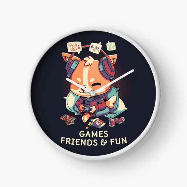 Item preview, Games, friends and fun // Cute corgi gamer, puppy playing designed and sold by Geekydog.