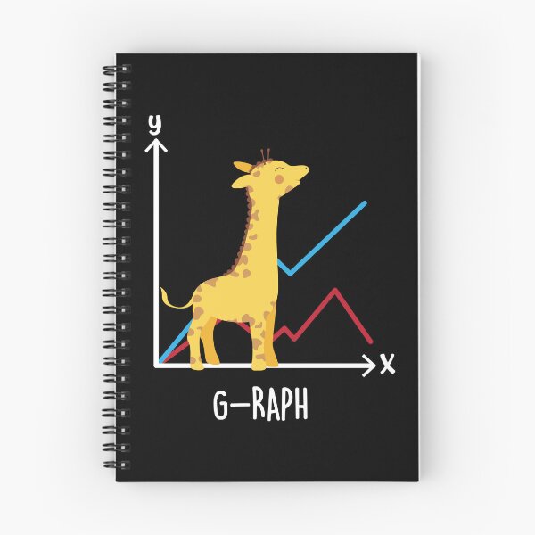 Item preview, Cute Giraffe Graph Animal Pun designed and sold by ScienceCorner.