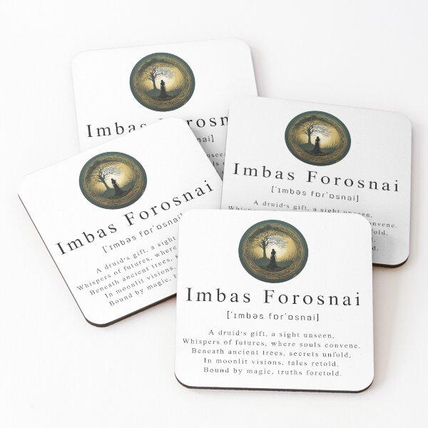 Item preview, Imbas Forosnai, Celtic word of wisdom poster, Spiritual Message, Celtic design, Celtic Shaman designed and sold by Tommy Studio.
