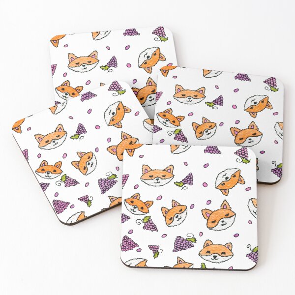 Item preview, Joyful Pattern with Foxes designed and sold by Shiritoru.