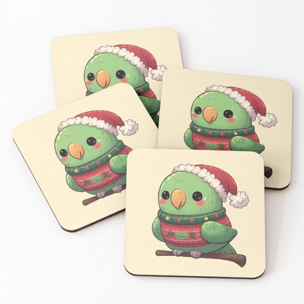Item preview, Green Christmas Parrot designed and sold by KAI-Studio.