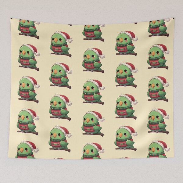 Item preview, Green Christmas Parrot designed and sold by KAI-Studio.