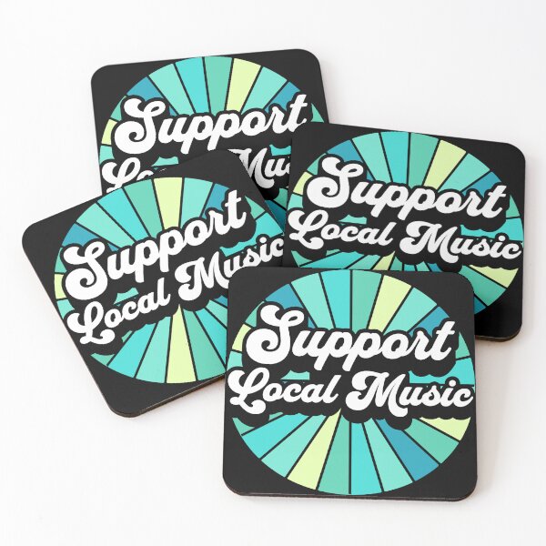Item preview, Support Local Music Retro Look designed and sold by lizardisland.