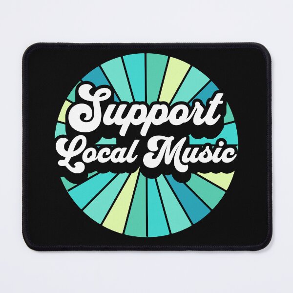 Item preview, Support Local Music Retro Look designed and sold by lizardisland.
