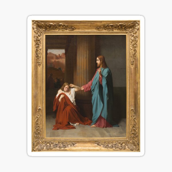 Item preview, Christ and the Woman taken in adultery (1842) - Emile Signol designed and sold by SALON DES ARTS.