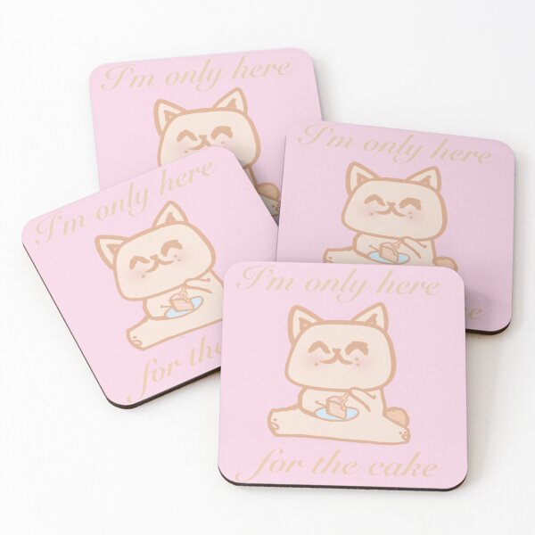Item preview, I’m only here for the cake fancy pink designed and sold by Cloudkitten23.