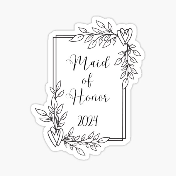 Item preview, Maid of Honor 2024  designed and sold by LinesofLife.