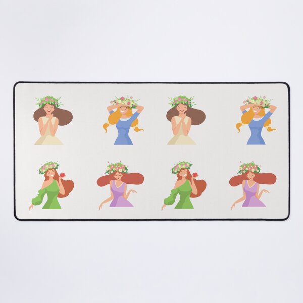 Item preview, happy young girls in spring time designed and sold by huape.