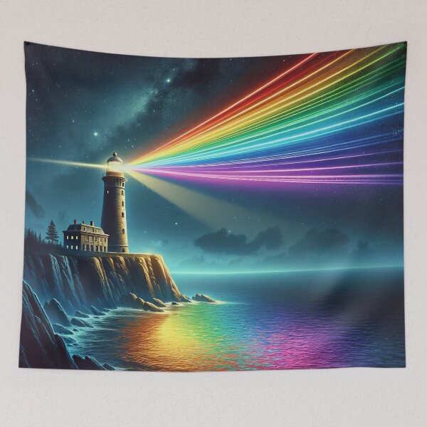 Item preview, Rainbow Beam Lighthouse designed and sold by divinedeco1925.