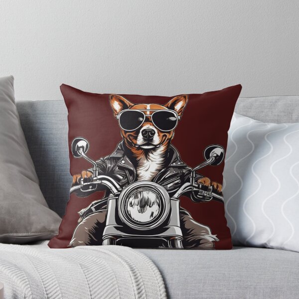 Item preview, Cool Dog On a Motorcycle designed and sold by BigusPanda.