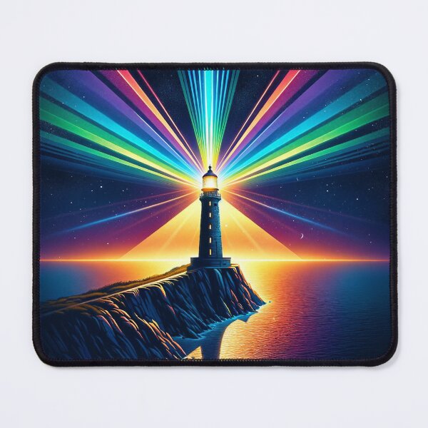 Item preview, Rainbow Beam Lighthouse designed and sold by divinedeco1925.