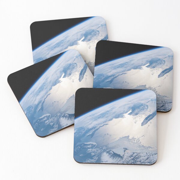 Item preview, STK205096S-Sunglint off the Gulf of St. Lawrence and its coastal states. designed and sold by StocktrekImages.