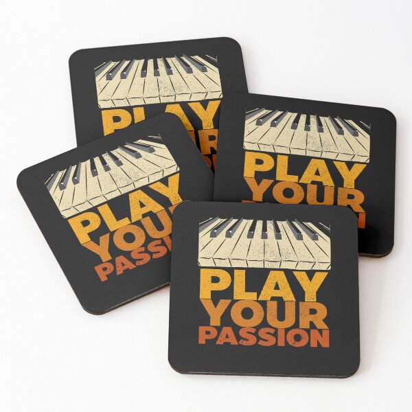 Item preview, Play Your Passion, Piano’s key with vintage colors and texture designed and sold by CJansuebsri.