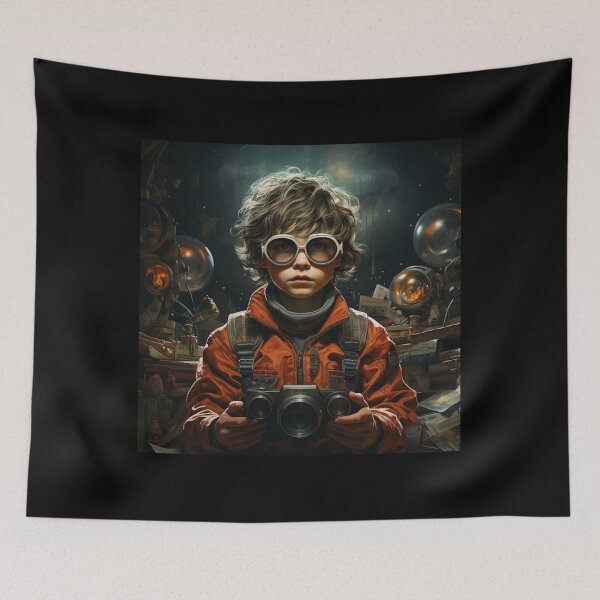 Item preview, Young Explorer – Intrepid Adventurer Art Print designed and sold by SmartDesignByBB.