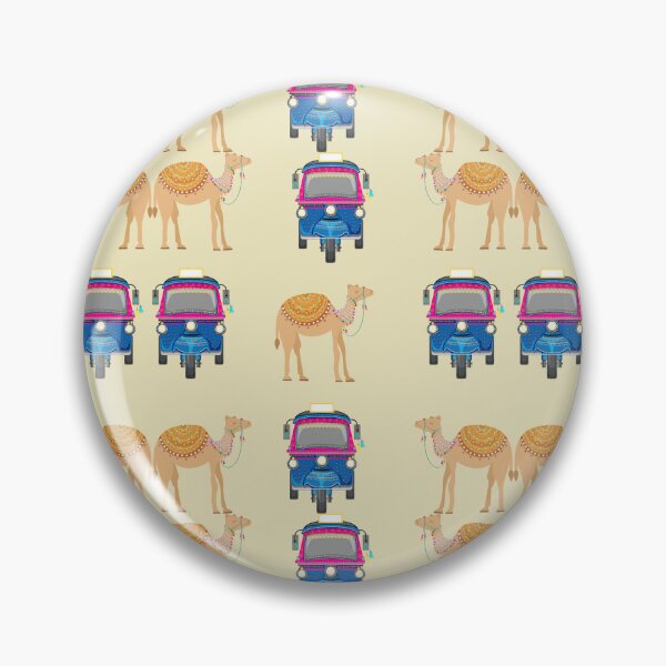 Item preview, Camel , Rickshaw Indian print  designed and sold by Anisha  Vaz.
