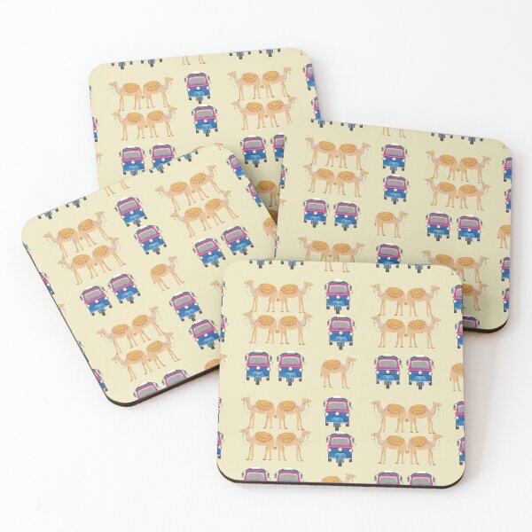 Item preview, Camel , Rickshaw Indian print  designed and sold by Anisha  Vaz.