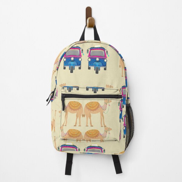Item preview, Camel , Rickshaw Indian print designed and sold by Anisha Vaz.