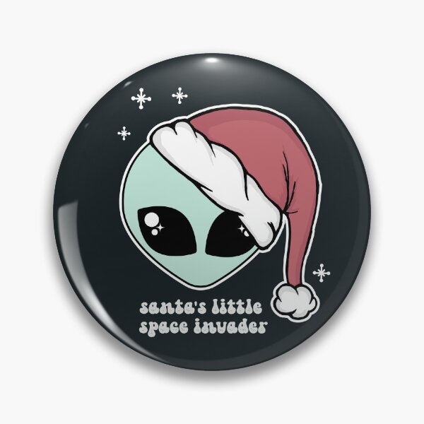 Item preview, Santa's Little Space Invader designed and sold by sasyall.