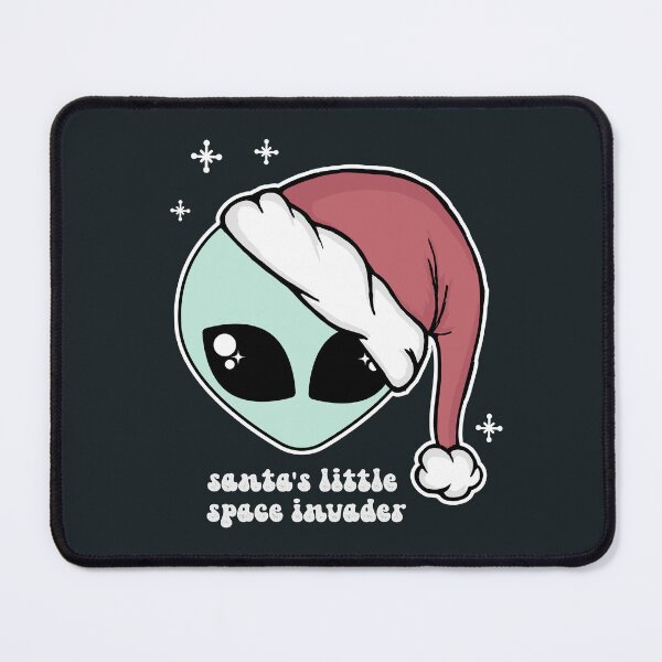 Item preview, Santa's Little Space Invader designed and sold by sasyall.