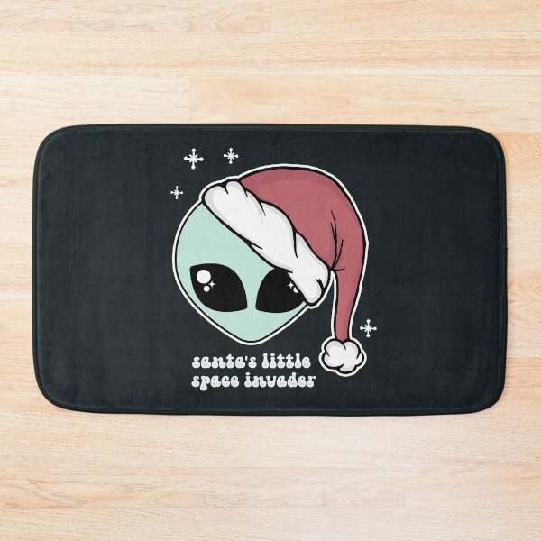 Item preview, Santa's Little Space Invader designed and sold by sasyall.