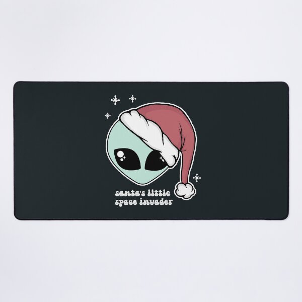 Item preview, Santa's Little Space Invader designed and sold by sasyall.