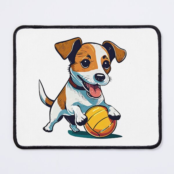 Item preview, Jack Russell Playing with A Ball designed and sold by PupJoy.