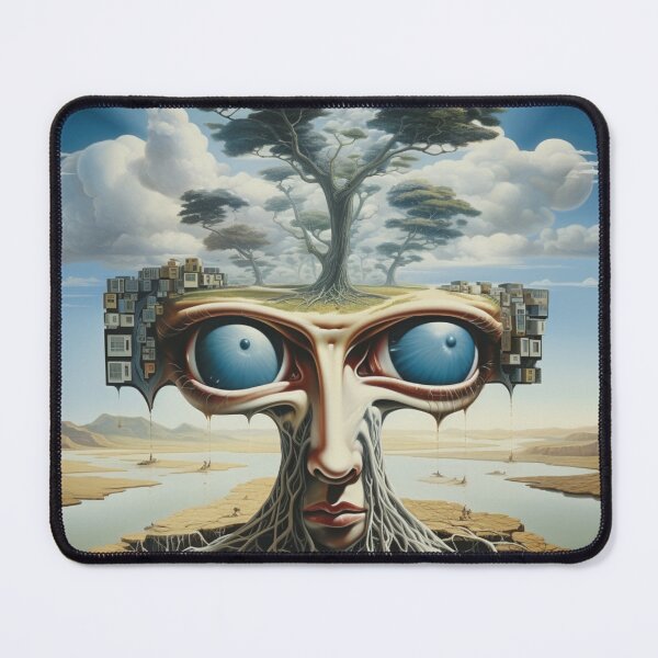 Item preview, Mindscapes - Vision of the Inner World Art Print designed and sold by SmartDesignByBB.