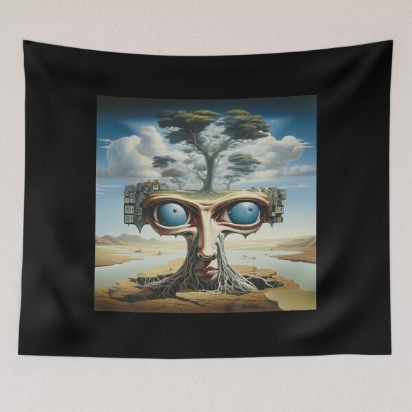 Item preview, Mindscapes - Vision of the Inner World Art Print designed and sold by SmartDesignByBB.