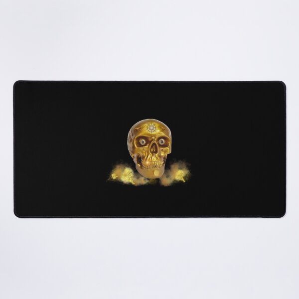 Item preview, Gold Skull With Bitcoin Eyes designed and sold by MarieSusan.
