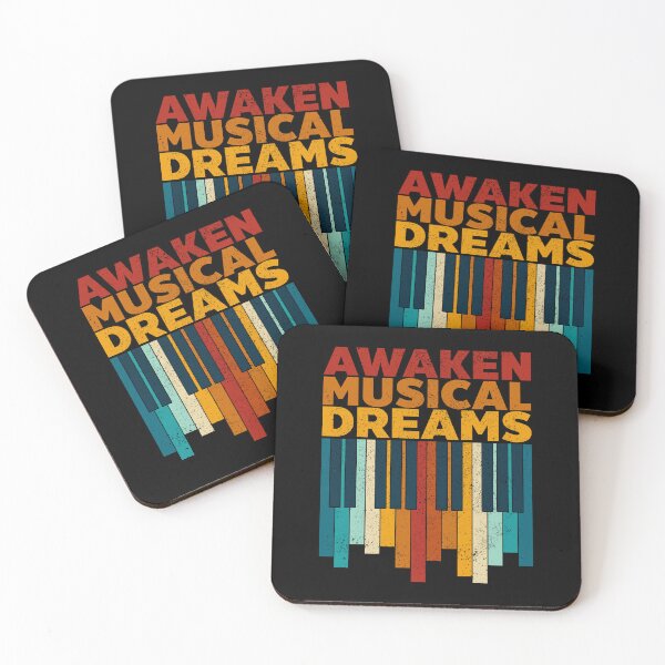 Item preview, Awaken Musical Dreams, Piano’s key with vintage colors and texture designed and sold by CJansuebsri.