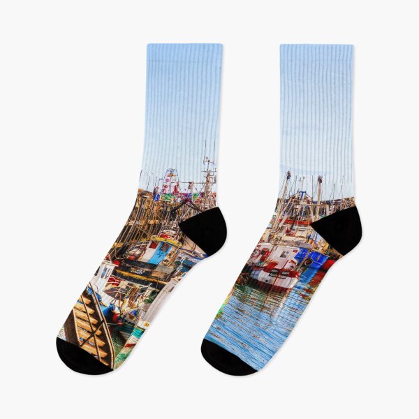 Item preview, Scarborough Harbour Fishing Boats designed and sold by Paul Thompson Photography.