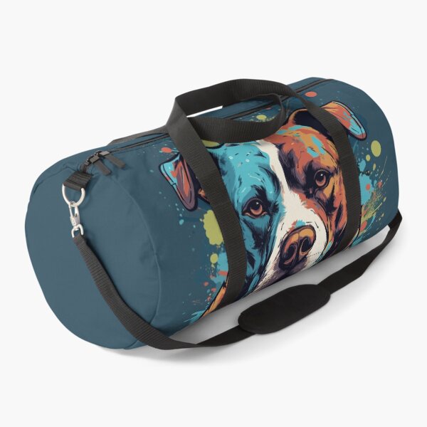 Item preview, Pit Bull colorful watercolor designed and sold by Hisirdoux.