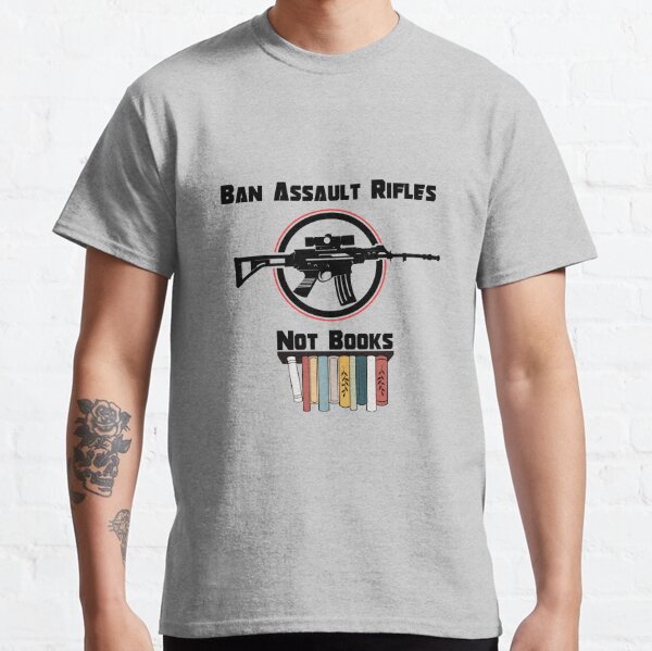 Ban Assault Rifles Not Books Sticker