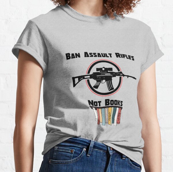 Ban Assault Rifles Not Books Sticker