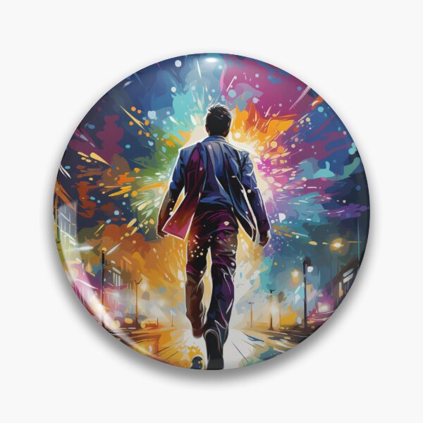 Item preview, Colorful Departure – Vibrant Urban Journey Art Print designed and sold by SmartDesignByBB.