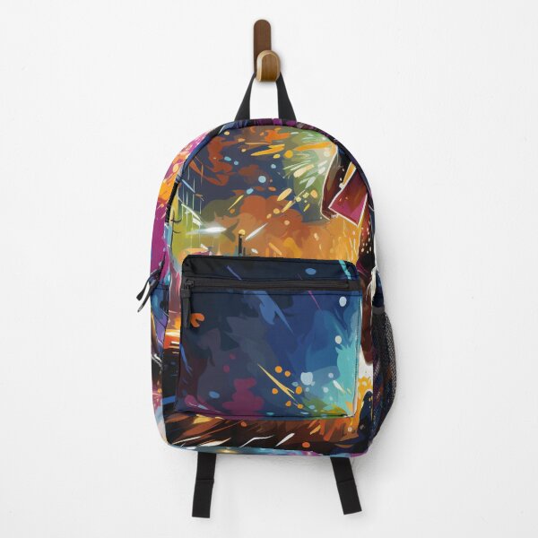 Item preview, Colorful Departure – Vibrant Urban Journey Art Print designed and sold by SmartDesignByBB.