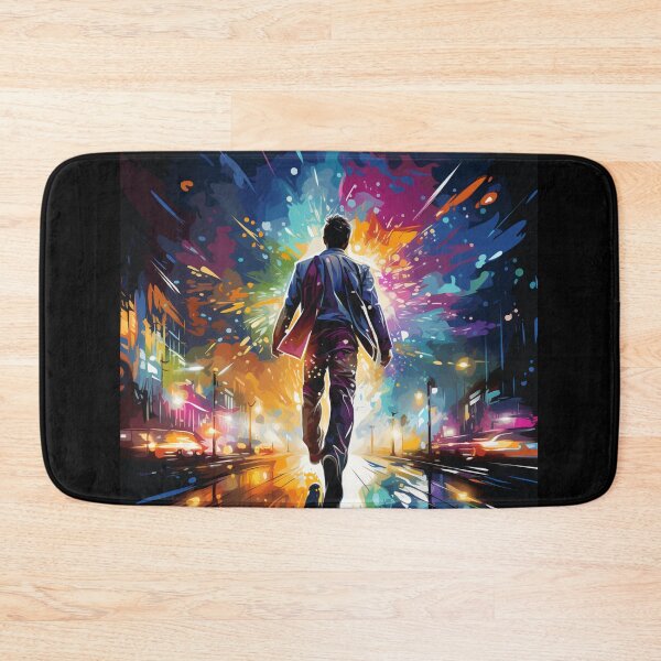 Item preview, Colorful Departure – Vibrant Urban Journey Art Print designed and sold by SmartDesignByBB.
