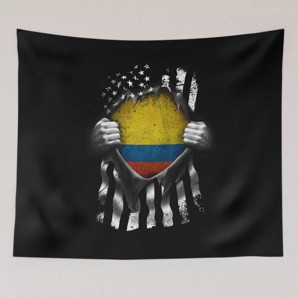 Item preview, Colombian American Flag USA Colombia designed and sold by nikolayjs.