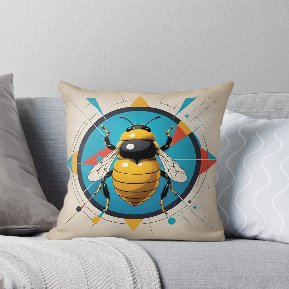 Item preview, Throw Pillow designed and sold by Bouncingbumble.