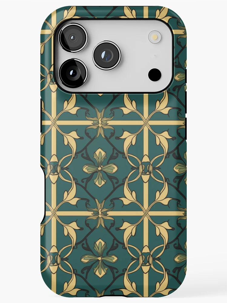 Thumbnail 1 of 4, iPhone Case, Trellis Pattern designed and sold by Midnight Garden.