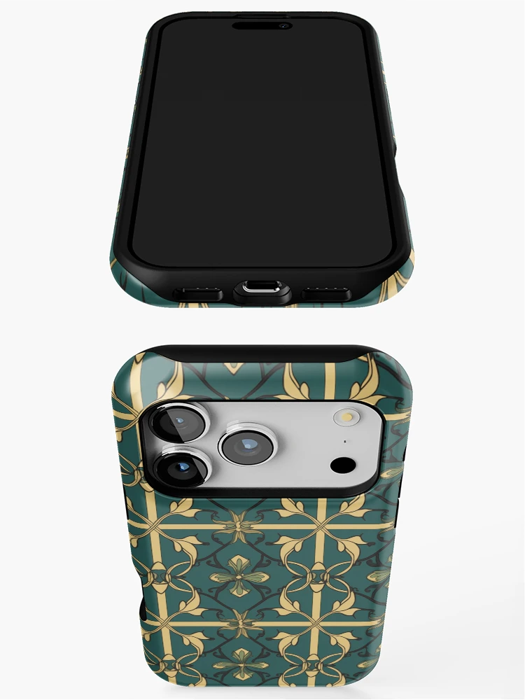 Thumbnail 3 of 4, iPhone Case, Trellis Pattern designed and sold by Midnight Garden.