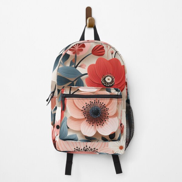 Item preview, The Conic Retro "Scandinavian Floral" Collection #20 designed and sold by DesignVistaHub.