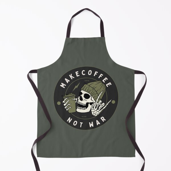 Item preview, Make Coffee Not War | White Text  designed and sold by Mimi Y..