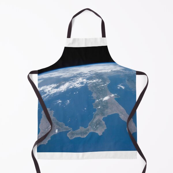 Item preview, STK205100S-View from space of Italy its island Sicily. designed and sold by StocktrekImages.