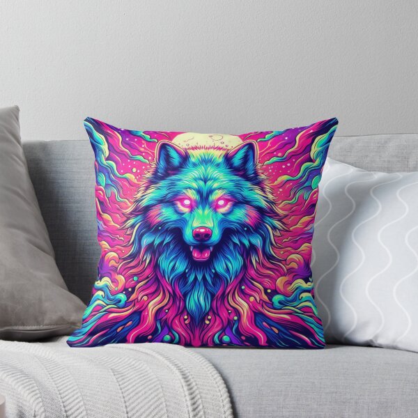 Item preview, Hallucinating Wolf designed and sold by WishfulArts.