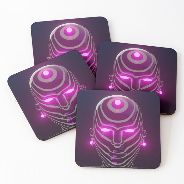 Item preview, Neon bright face with waves of a woman designed and sold by DeepSelfArts.