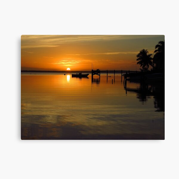 South Beach Sunset Canvas Print
