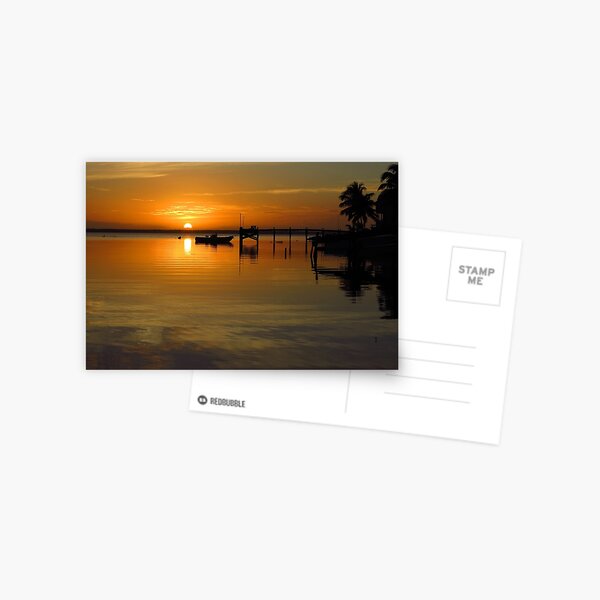 South Beach Sunset Postcard