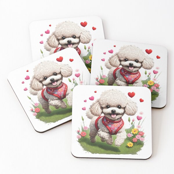 Item preview, Cute running Toy Poodle  designed and sold by Kaleddis.